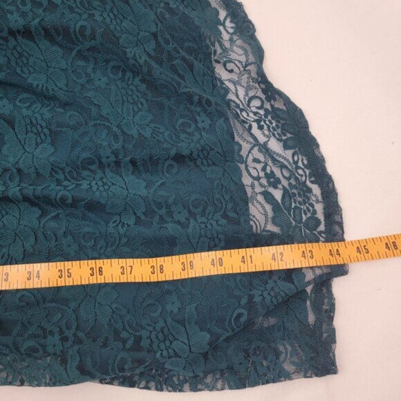 TORRID Retro Chic Teal Lace Midi Dress Womens PLUS 18 Pin Up Rockabilly - Picture 16 of 16